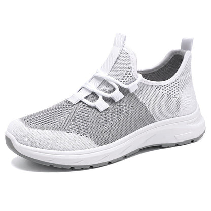 Damen Laufschuhe Atmungsaktiv Elastisch Schwarz Sport