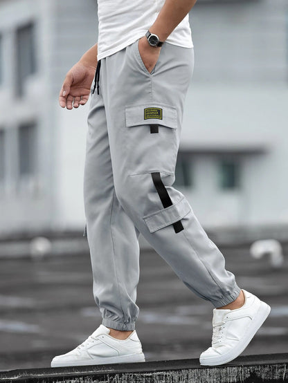 Herren Cargo-Hose Elastisch Vieltaschig Modern