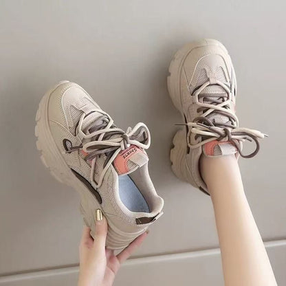 Damen Sportsneaker Bequem Atmungsaktiv Laufschuhe