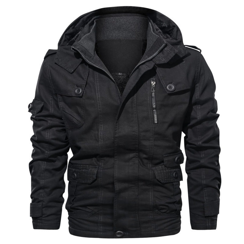 Herren Outdoor-Jacke Warm Isoliert mit vielen Taschen