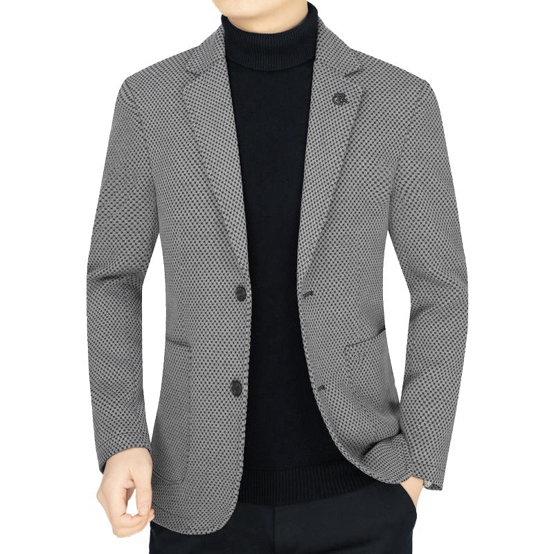 Herren Blazerjacke Slim Fit Stretch Modern
