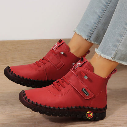 Damen Ankle Boots Modisch Komfortabel Rutschfest