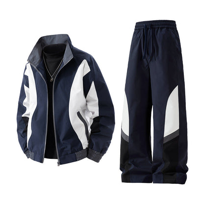 Herren Sport-Outfit Jacke Hose Set Modern
