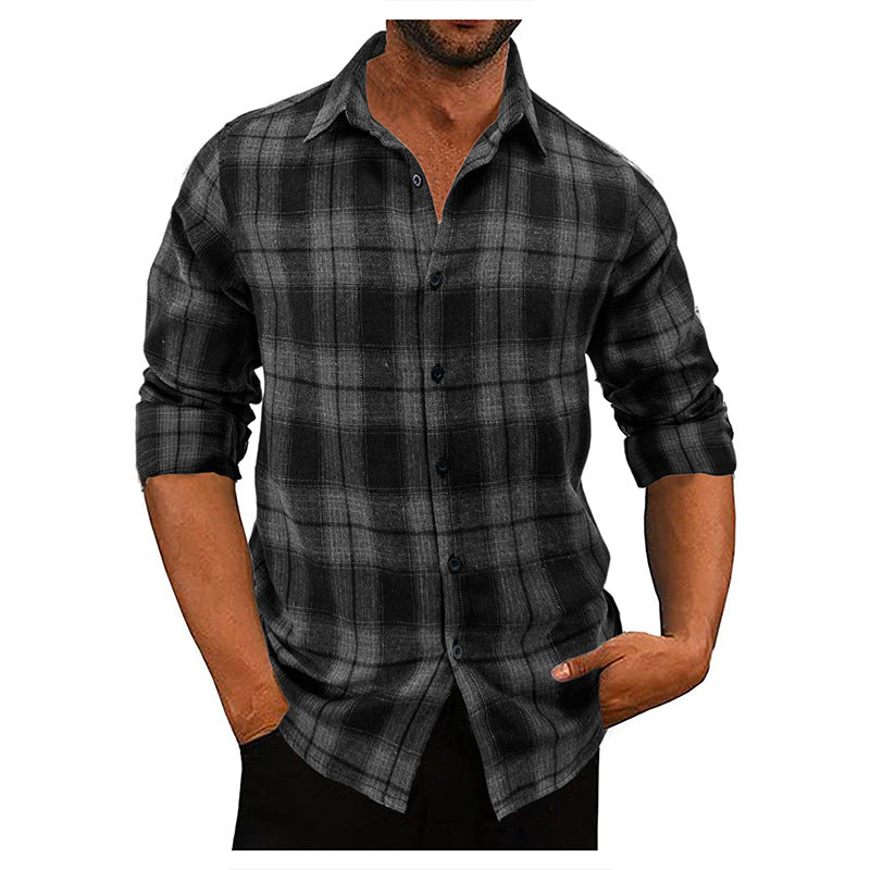 Männer Freizeithemd Casual Trendig