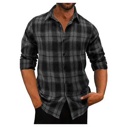 Männer Freizeithemd Casual Trendig