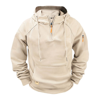 Herren Kapuzenpullover Sportlich Reißverschluss Functional