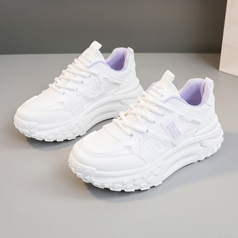 Damen Sneaker Chunky Sportschuhe Atmungsaktiv Dämpfend