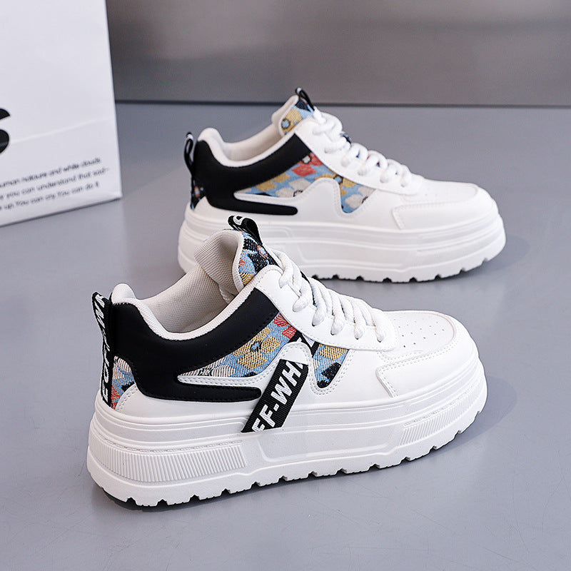 Damen Sneaker Chunky modisch auffällig Grafikdesign