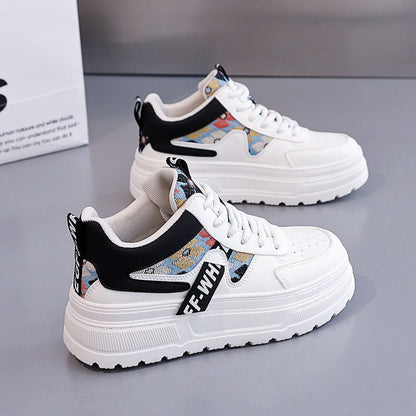 Damen Sneaker Chunky modisch auffällig Grafikdesign