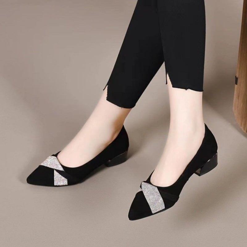 Damen Slingpumps Elegante High Heels mit Nieten