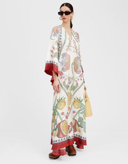 Viertelarmkleid mit Druck Damen Geschenk Berlin