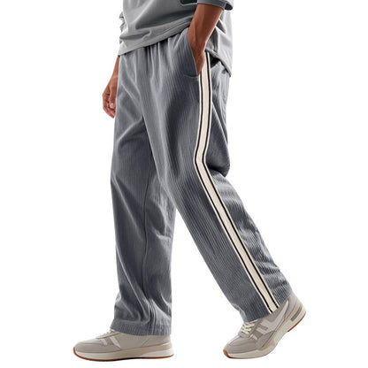 Herren Sportliche Jogginghose mit Seitlichen Streifen