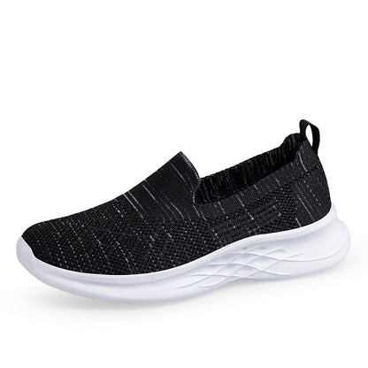 Damen Sneaker Bequem Slip-On Flexibel