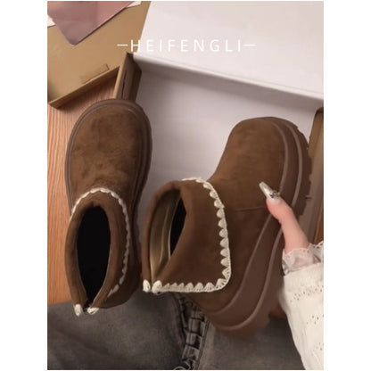 Damen Chelsea Boots Plateau Modern Schuhe Trend - BerlinGlamour