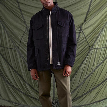 Herren Utility-Jacke Funktionell Vieltaschen Modern - BerlinGlamour