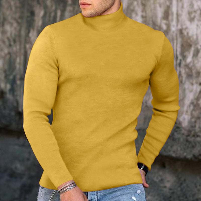 Herren Rollkragenpullover Elegantes Design Modern