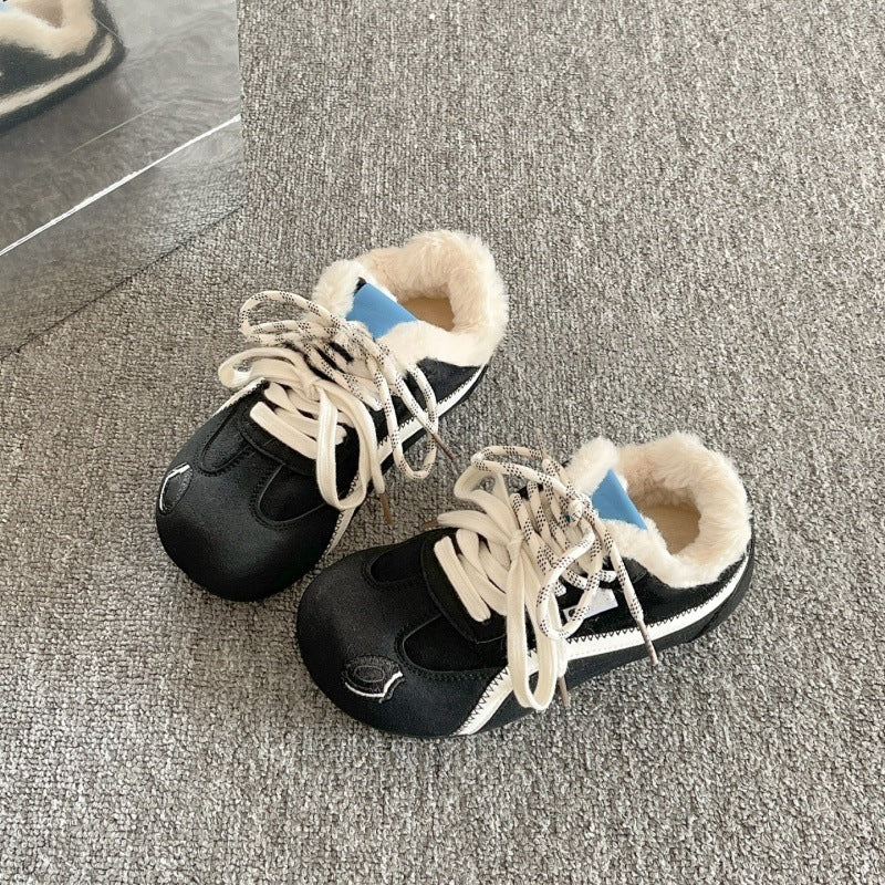 Damen Sneaker Bequem Weich Futter Sportlich