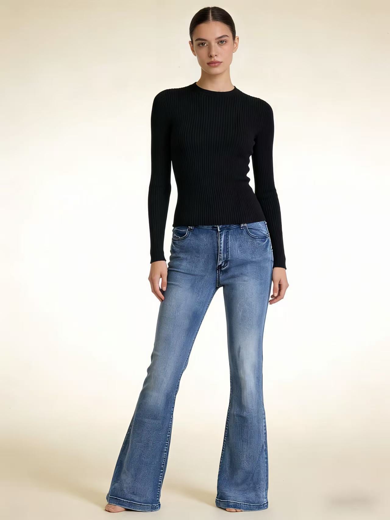Damen Bluse Elegant Puffärmel Stickerei Kurz