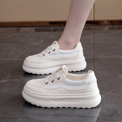 Damen Sneaker Chunky Bequem Atmungsaktiv Weite Passform