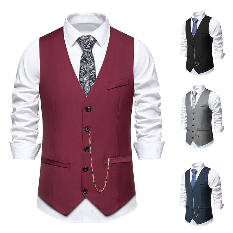 Herren Anzugweste Elegant Klassisch Modern - BerlinGlamour