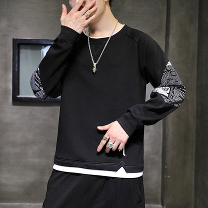 Modisches Herren Sweatshirt mit trendigen Druckdetails