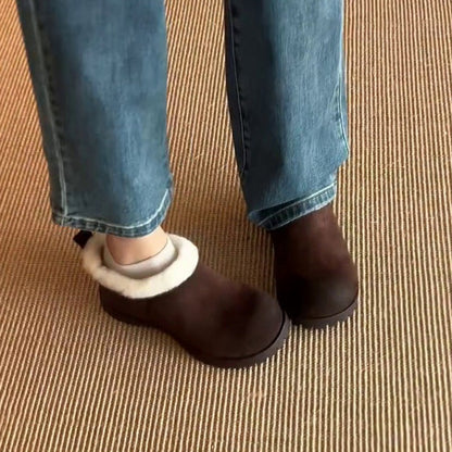 Damen Clogs Weich Winterlich Rutschfest