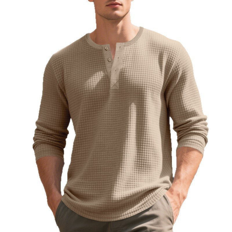 Herren Langarmshirt Strukturiertes Design Modern Berlin