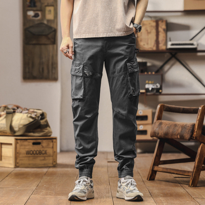 Herren Cargo-Hose Modern Freizeit Hose Bequem