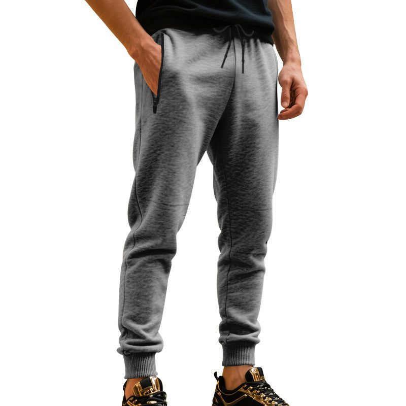 Herren Jogginghose Bequem Leicht Fleece Elastisch