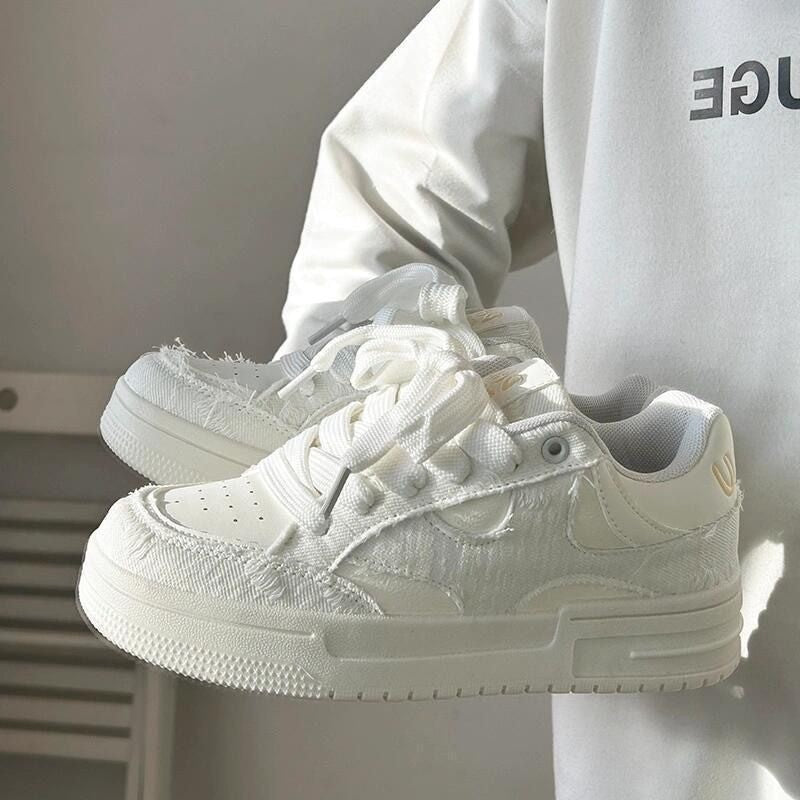 Damen Sneaker Strukturiert Modern Sportlich - BerlinGlamour