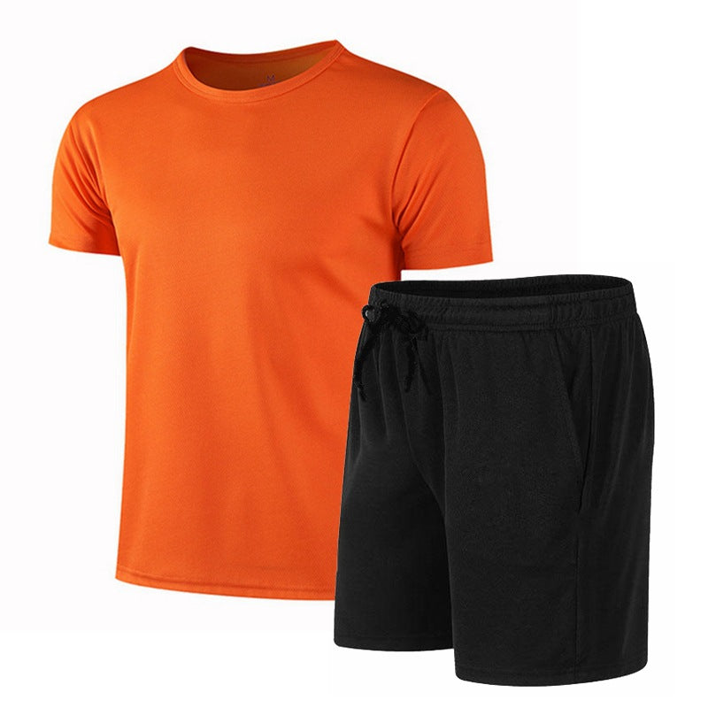 Herren Sportset Funktionsshirt und Laufshorts Sportlich
