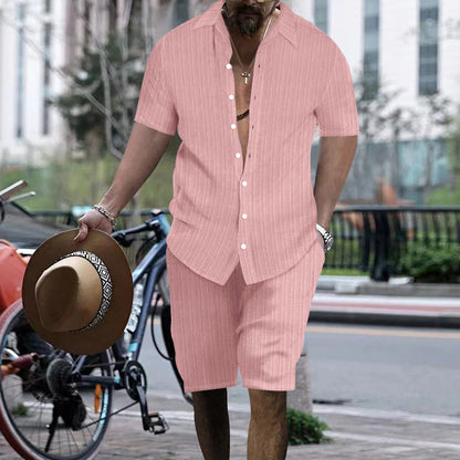 Herren Anzug Streifenlook Modern Freizeit - BerlinGlamour
