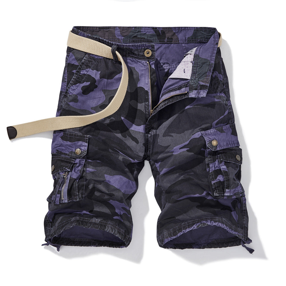 Herren Cargo Shorts Vieltaschen verstellbar Gr. 28-38