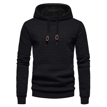 Herren Kapuzenpullover Strukturiert Modern Glamour Style