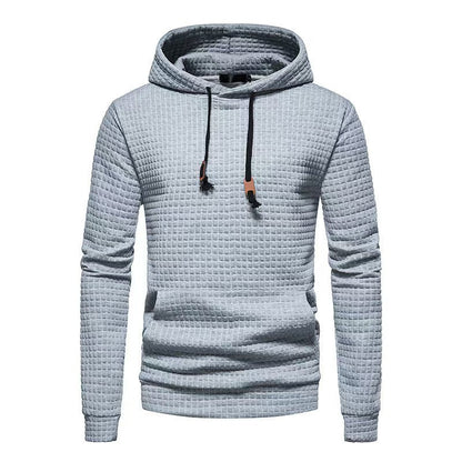 Herren Hoodie Modern Strukturiert Trendig