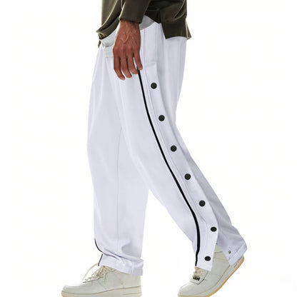 Herren Cargohose Elastisch Bequem Mit Druckknöpfen