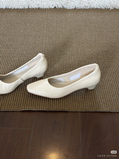 Damen Schuhe Quadratische Zehenpartie Flexibles Fußbett Elegant