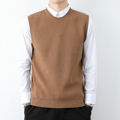 Herren Strickweste Modern Feinstrick Bequem
