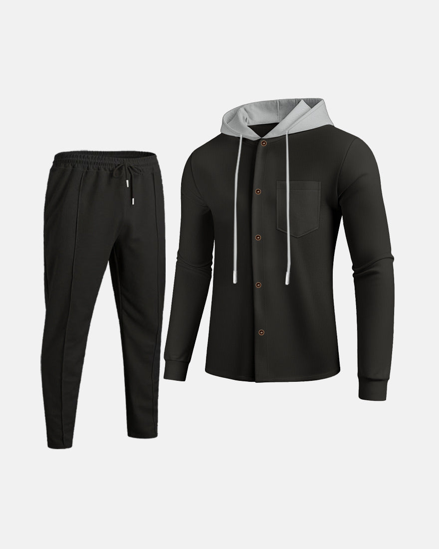 Herren Hoodie Kapuze Freizeitjacke Sportlich Modern