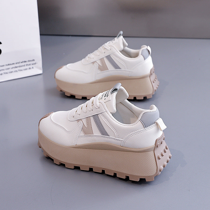 Damen Sneaker Chunky Bequem Rutschfest Komfortabel