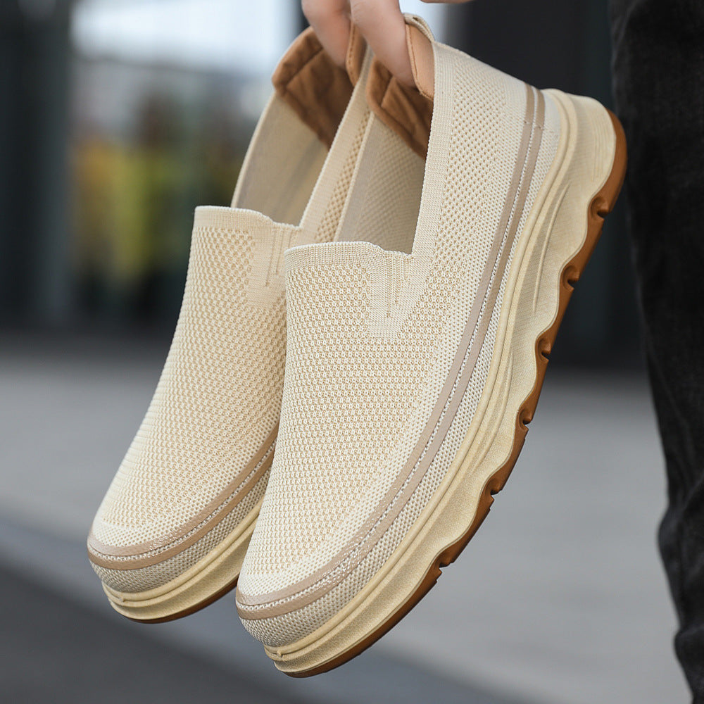 Damen Laufschuhe Atmungsaktiv Slip-On Sport