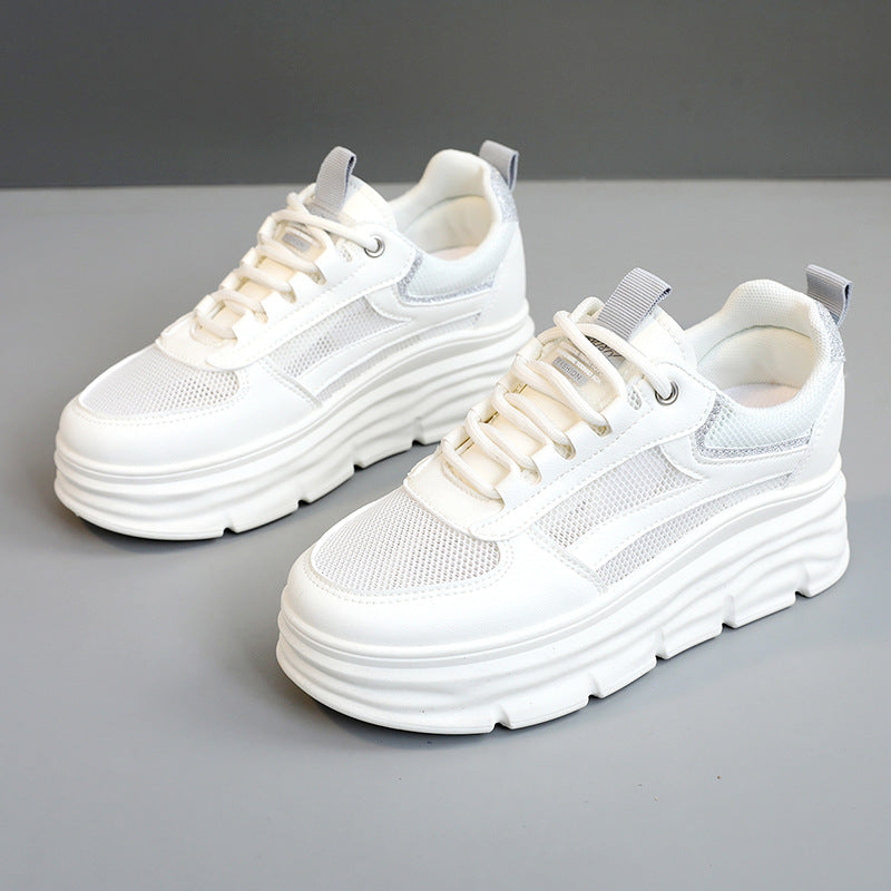 Damen Sneaker Chunky Plateau atmungsaktiv Modern