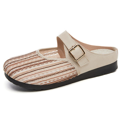 Damen Clogs Bequem Verstellbar Komfort Fußbett