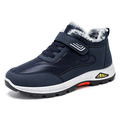 Damen Winterstiefel Sportlich Warm mit Klettverschluss