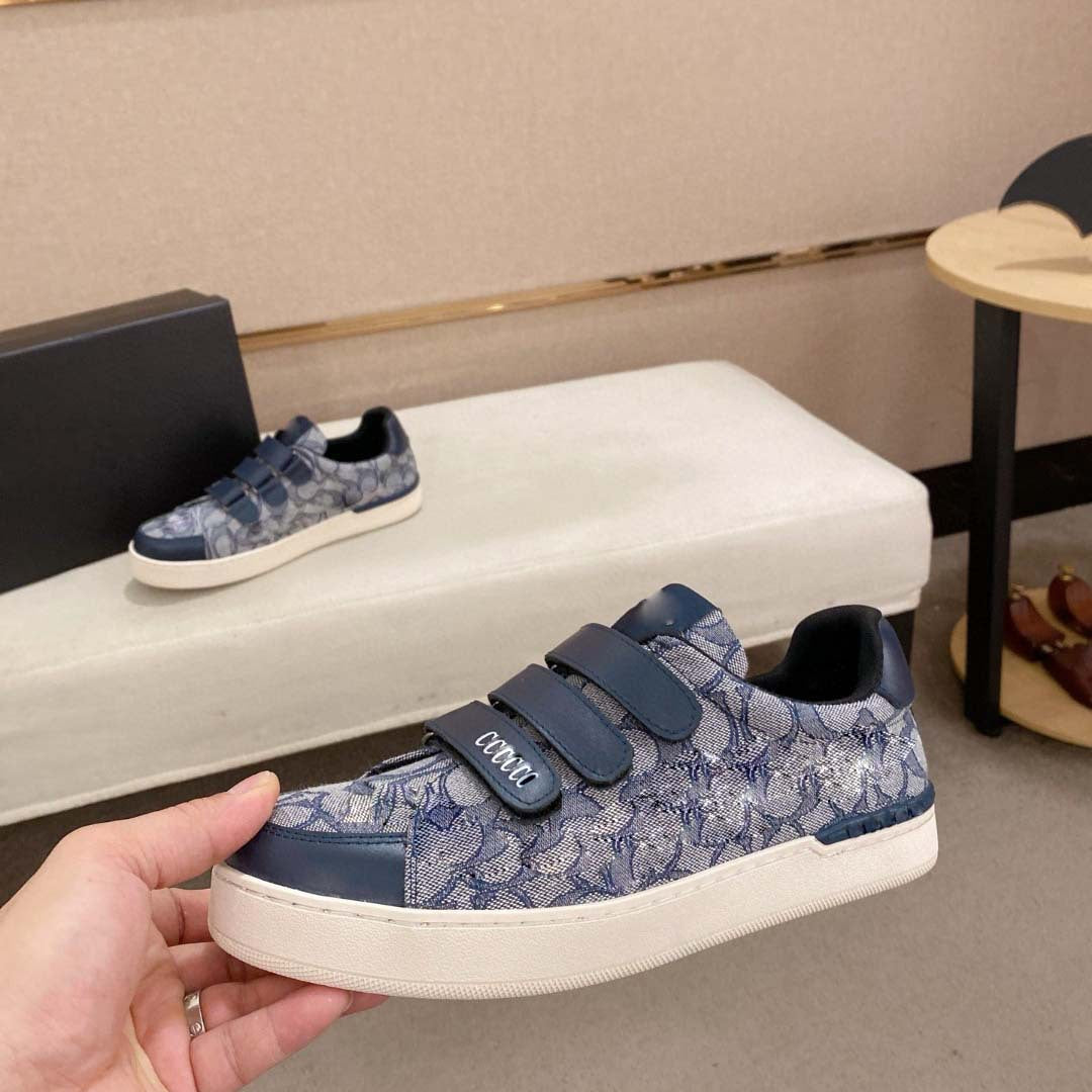 Damen Sneaker Weich Bequem Klettverschluss Sportlich
