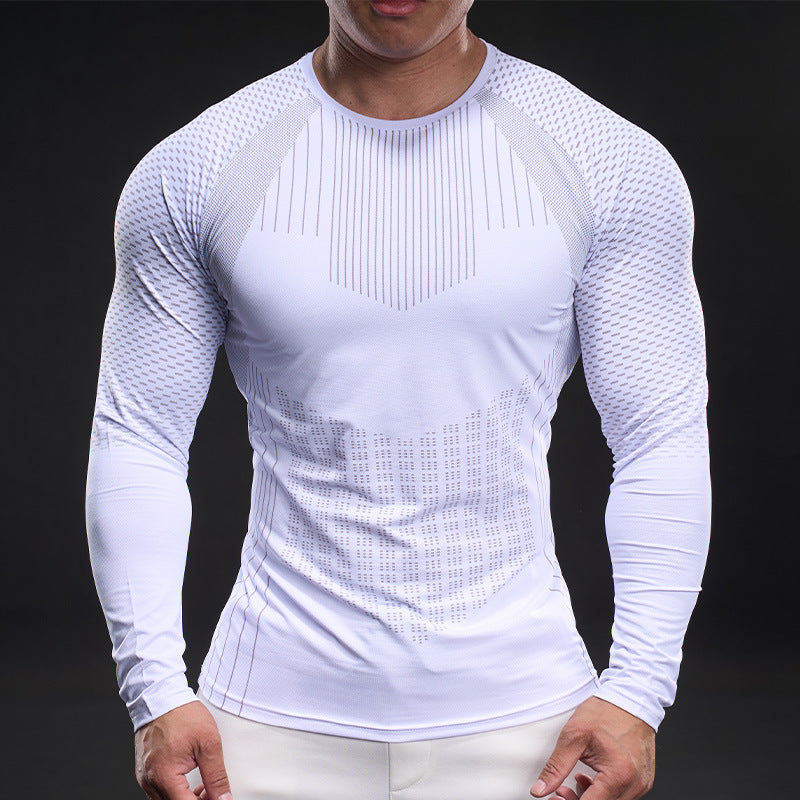Herren Funktionsshirt Langarm atmungsaktiv Mesh Technologie