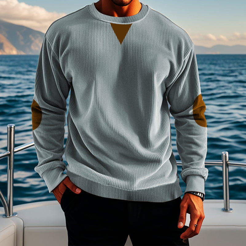 Herren Fleece Pullover Warm Komfortabel Mit Struktur - BerlinGlamour