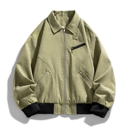 Herren Bomberjacke Lässig Modern Schnitt Berlin Style