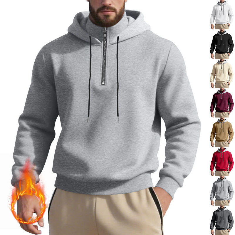 Herren Sportpullover Kapuzenpullover atmungsaktiv - BerlinGlamour