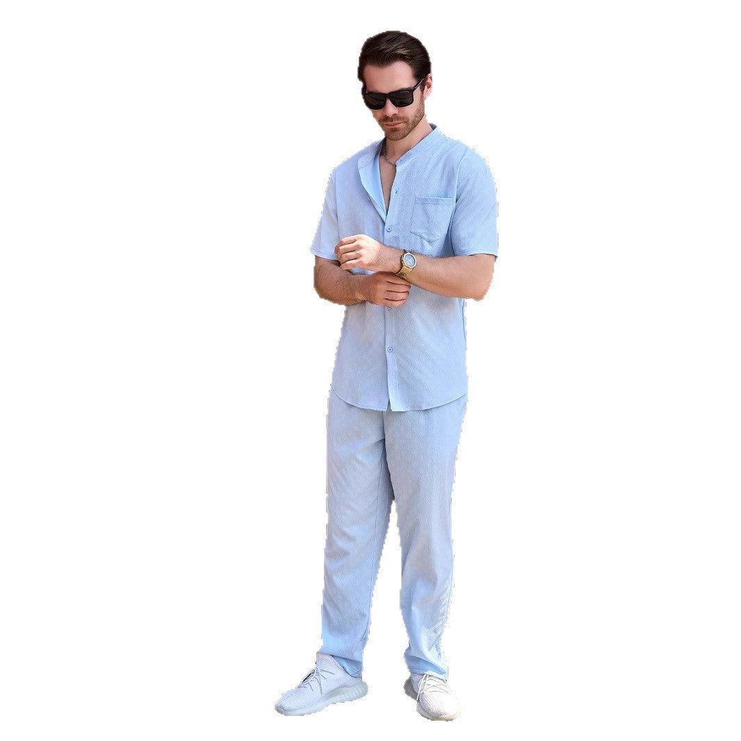 Herren Anzugkombination Elegant Bequem Freizeit